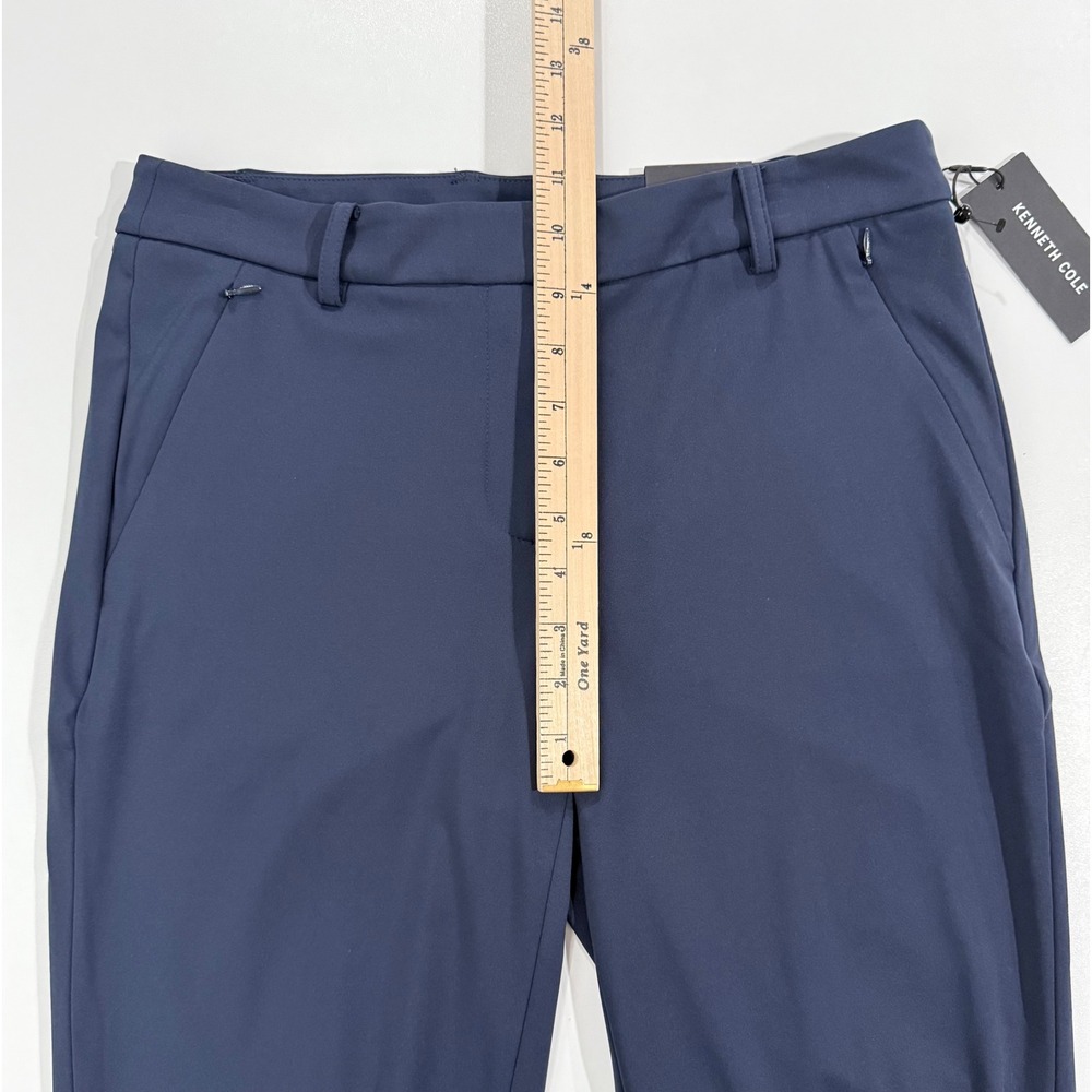 Kenneth Cole Womens Slim Ankle Pants Dark Navy Blue Mid Rise Size 4 NWT W466 - Picture 9 of 10